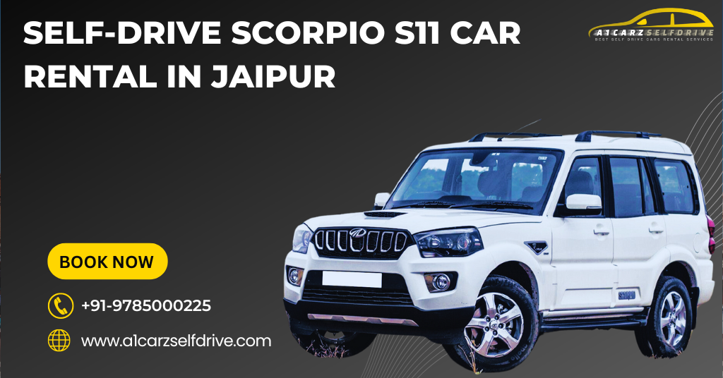 Explore Jaipur with a Scorpio S11 Self-Drive Car Rental